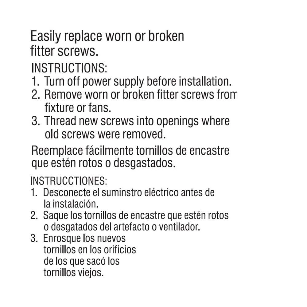 Assorted Antique Brass and Polished Brass Fan Screws (20-Pack) by Commercial Electric 4 Assorted Antique Brass and Polished Brass Fan Screws (20-Pack) by Commercial Electric - Image 2