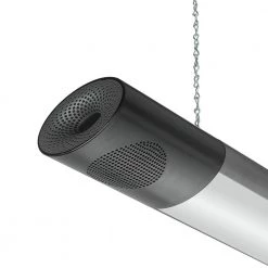 42 in. 64-Watt Equivalent Integrated LED Black Brushed Nickel Shop Light Bluetooth Speakers Workbench Garage 3600 Lumens by Commercial Electric -OCTO LIGHTS Shop black brushed nickel commercial electric shop lights 55703191 a0 1000