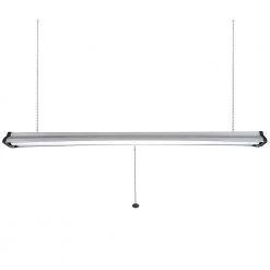 4 ft. 96-Watt Equivalent Integrated LED Black Brushed Nickel Strip Light Fixture 4000K High Output 5500 Lumens (4-Pack) by Commercial Electric -OCTO LIGHTS Shop black brushed nickel commercial electric strip light fixtures 55704141st 4pk 1d 1000