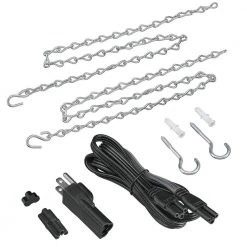 4 ft. 96-Watt Equivalent Integrated LED Black Brushed Nickel Strip Light Fixture 4000K High Output 5500 Lumens (4-Pack) by Commercial Electric -OCTO LIGHTS Shop black brushed nickel commercial electric strip light fixtures 55704141st 4pk 4f 1000