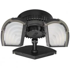Spin Light 10 in. High Output 4000 Lumens Black LED Flush Mount Ceiling Light with 3 Adjustable Heads 5000K (4-Pack) by Commercial Electric 16 Spin Light 10 in. High Output 4000 Lumens Black LED Flush Mount Ceiling Light with 3 Adjustable Heads 5000K (4-Pack) by Commercial Electric -OCTO LIGHTS Shop black commercial electric flush mount lights 56566161 4pk a0 1000