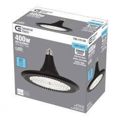 1 ft. 400-Watt Equivalent Integrated LED Black High Bay Light 5000K by Commercial Electric -OCTO LIGHTS Shop black commercial electric high bay lights a934a600ndx3902 c3 1000