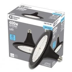 1 ft. 400-Watt Equivalent Integrated LED Black High Bay Light 5000K by Commercial Electric -OCTO LIGHTS Shop black commercial electric high bay lights a934a600ndx3902 fa 1000