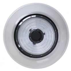 16 in. 750-Watt Equivalent Integrated LED Dimmable Black High Bay Light 5000K by Commercial Electric -OCTO LIGHTS Shop black commercial electric high bay lights hl nhb270 np09b 1d 1000