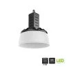 16 in. 750-Watt Equivalent Integrated LED Dimmable Black High Bay Light 5000K by Commercial Electric -OCTO LIGHTS Shop black commercial electric high bay lights hl nhb270 np09b 64 1000