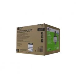 16 in. 750-Watt Equivalent Integrated LED Dimmable Black High Bay Light 5000K by Commercial Electric -OCTO LIGHTS Shop black commercial electric high bay lights hl nhb270 np09b 77 1000