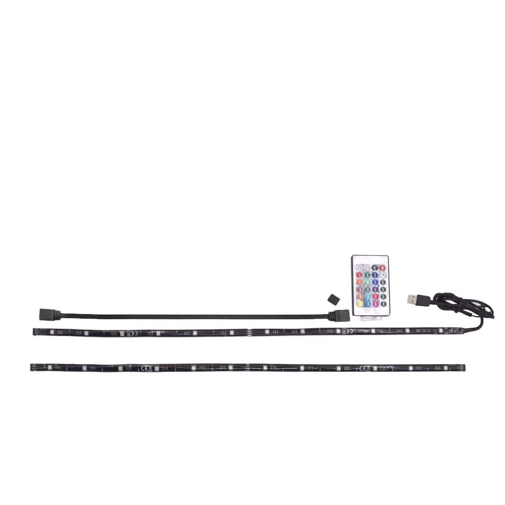 2 in. x24 in. LED RGB Under Cabinet Light by Commercial Electric 3 2 in. x24 in. LED RGB Under Cabinet Light by Commercial Electric