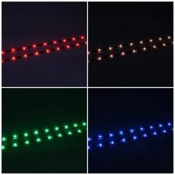 2 in. x24 in. LED RGB Under Cabinet Light by Commercial Electric 15 2 in. x24 in. LED RGB Under Cabinet Light by Commercial Electric -OCTO LIGHTS Shop black commercial electric led strip lights ls520rgb 48inch 76 1000