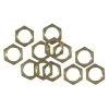Solid Brass Hex Nuts (12-Pack) by Commercial Electric -OCTO LIGHTS Shop brass commercial electric fan hardware accessories 81965 64 1000