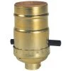 ON/OFF Push Through Socket by Commercial Electric -OCTO LIGHTS Shop brass commercial electric lamp sockets 81555 64 1000