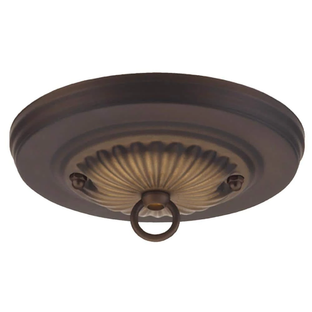 5 in. Bronze Traditional Canopy Kit for Ceiling Light Fixtures by Commercial Electric 3 5 in. Bronze Traditional Canopy Kit for Ceiling Light Fixtures by Commercial Electric