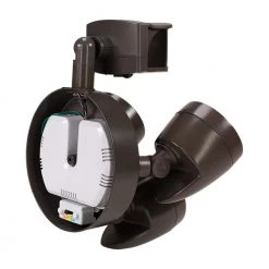 3-Head Bronze Motion Activated Outdoor Integrated LED Flood Light Security Light 1800 to 3600 Lumen Boost (4-Pack) by Commercial Electric -OCTO LIGHTS Shop bronze commercial electric flood lights 514032110 4pk 44 1000