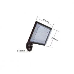 46-Watt Bronze Outdoor Integrated LED Street Lamp Flood Light with Dusk to Dawn Control by Commercial Electric -OCTO LIGHTS Shop bronze commercial electric flood lights dw8899abz b 4f 1000