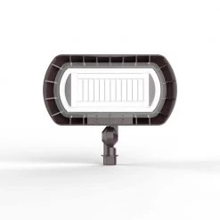 High-Output 200-Watt Equivalent LED Flood Light with Wall Mount Kit, 3,000 Lumens, Outdoor Security Lighting by Commercial Electric -OCTO LIGHTS Shop bronze commercial electric flood lights fsn 28 4k bz 4f 1000