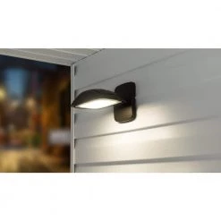 High-Output 200-Watt Equivalent LED Flood Light with Wall Mount Kit, 3,000 Lumens, Outdoor Security Lighting by Commercial Electric -OCTO LIGHTS Shop bronze commercial electric flood lights fsn 28 4k bz 66 1000