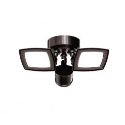 30-Watt Bronze Outdoor Integrated LED Twin Head Motion-Activated Flood Light, 3000 Lumens by Commercial Electric -OCTO LIGHTS Shop bronze commercial electric flood lights fsxd30 ms 4k bz 77 1000