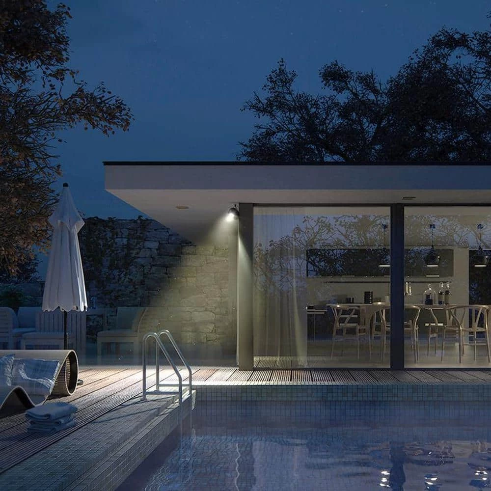 Architectural 150-Watt Equivalent Integrated Outdoor LED Flood Light, 2000 Lumens, Security Light by Commercial Electric 11 Architectural 150-Watt Equivalent Integrated Outdoor LED Flood Light, 2000 Lumens, Security Light by Commercial Electric - Image 9