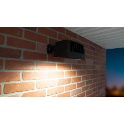 Architectural 150-Watt Equivalent Integrated Outdoor LED Flood Light, 2000 Lumens, Security Light by Commercial Electric 18 Architectural 150-Watt Equivalent Integrated Outdoor LED Flood Light, 2000 Lumens, Security Light by Commercial Electric -OCTO LIGHTS Shop bronze commercial electric flood lights pwrf20 4k bz 66 1000