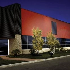 350-Watt Equivalent Integrated Outdoor LED Flood Light, 5000 Lumens, Dusk to Dawn Security Light by Commercial Electric -OCTO LIGHTS Shop bronze commercial electric flood lights pwrf50 pc 4k bz c3 1000