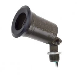 Bronze Outdoor Flood Light Weatherproof Lampholder with External Rubber Gasket by Commercial Electric