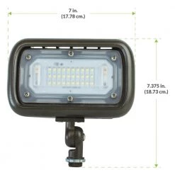 30W Line Voltage Bronze Integrated Outdoor LED Wall Wash Light with Adjustable Mounting Bracket for Landscape Lighting by Commercial Electric 13 30W Line Voltage Bronze Integrated Outdoor LED Wall Wash Light with Adjustable Mounting Bracket for Landscape Lighting by Commercial Electric -OCTO LIGHTS Shop bronze commercial electric landscape flood lights ceww30brz 40 1000