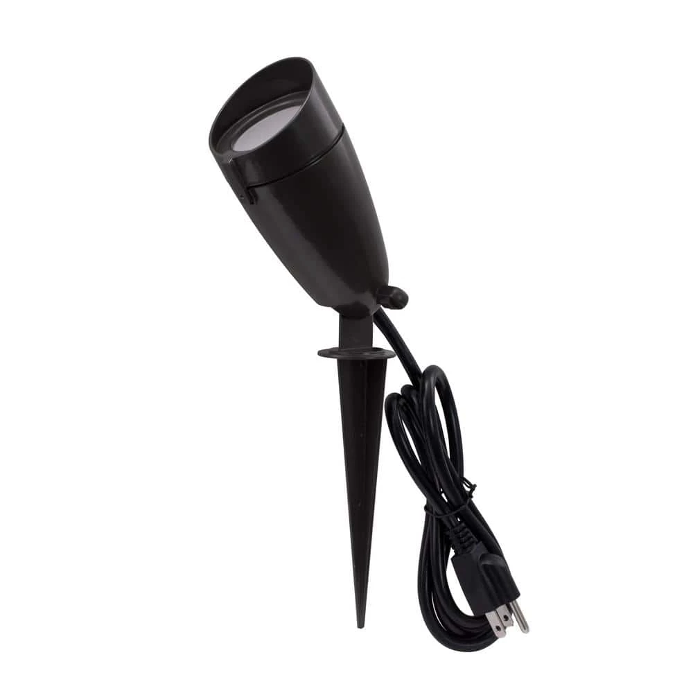 14-Watt 1100 Lumens Line Voltage Bronze LED Landscape Flood Light with Spike Plug by Commercial Electric 3 14-Watt 1100 Lumens Line Voltage Bronze LED Landscape Flood Light with Spike Plug by Commercial Electric