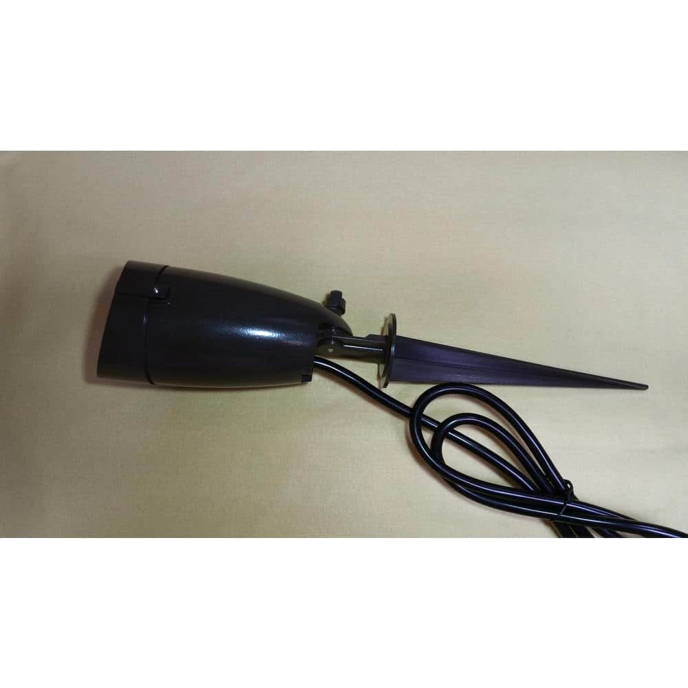 14-Watt 1100 Lumens Line Voltage Bronze LED Landscape Flood Light with Spike Plug by Commercial Electric 8 14-Watt 1100 Lumens Line Voltage Bronze LED Landscape Flood Light with Spike Plug by Commercial Electric - Image 6