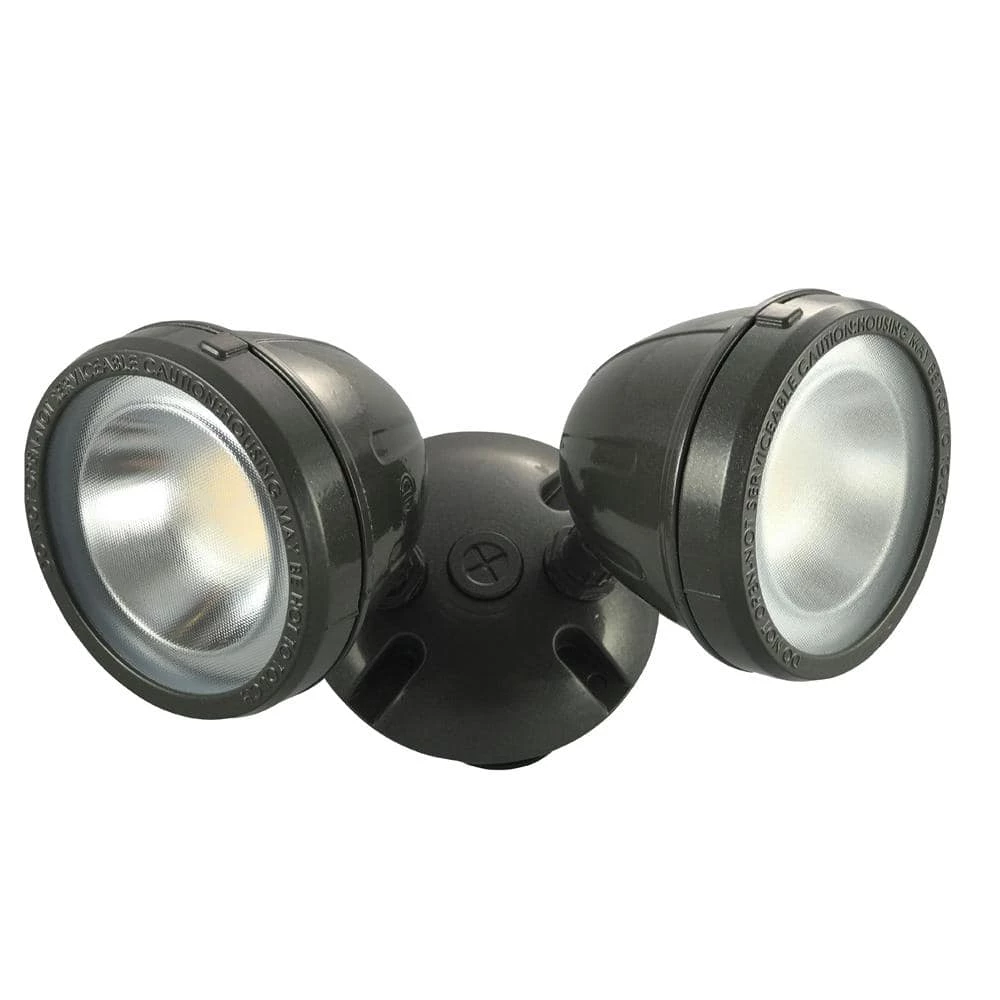 28-Watt 1100 Lumens CE Hardwired Bronze LED Landscape Flood Light Dual Spot Light by Commercial Electric 3 28-Watt 1100 Lumens CE Hardwired Bronze LED Landscape Flood Light Dual Spot Light by Commercial Electric