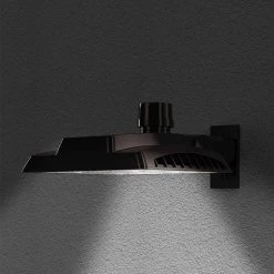 1300-Watt Equivalent Integrated LED Bronze Dusk to Dawn Area Light, 4000K by Commercial Electric -OCTO LIGHTS Shop bronze commercial electric parking lot lights grd150 pc 4k bz c3 1000