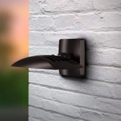 Residential 550-Watt Equivalent Integrated LED Bronze Outdoor Wall Pack/Flood Light, 8000 Lumens by Commercial Electric -OCTO LIGHTS Shop bronze commercial electric wall pack lights fsnx80 pc 4k bz c3 1000