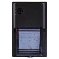 150-Watt Equivalent Integrated Outdoor LED Wall Pack, 2500 Lumens, Dusk to Dawn Outdoor Security Light (2-Pack) by Commercial Electric 24 150-Watt Equivalent Integrated Outdoor LED Wall Pack, 2500 Lumens, Dusk to Dawn Outdoor Security Light (2-Pack) by Commercial Electric -OCTO LIGHTS Shop bronze commercial electric wall pack lights lyra20 pc 4k bz 2pk 1f 1000