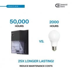 150-Watt Equivalent Integrated Outdoor LED Wall Pack, 2500 Lumens, Dusk to Dawn Outdoor Security Light (2-Pack) by Commercial Electric 18 150-Watt Equivalent Integrated Outdoor LED Wall Pack, 2500 Lumens, Dusk to Dawn Outdoor Security Light (2-Pack) by Commercial Electric -OCTO LIGHTS Shop bronze commercial electric wall pack lights lyra20 pc 4k bz 2pk a0 1000