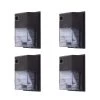 150-Watt Equivalent Integrated LED Bronze Dusk to Dawn Outdoor Wall Pack Light, 2500 Lumens with Photocell (4-Pack) by Commercial Electric -OCTO LIGHTS Shop bronze commercial electric wall pack lights lyra20 pc 4k bz 4pk 64 1000