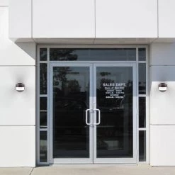 Phoenix 75-Watt Equivalent Integrated LED Wall Pack with 900 Lumens, Dusk to Dawn Outdoor Security Light (4-Pack) by Commercial Electric -OCTO LIGHTS Shop bronze commercial electric wall pack lights phx12 pc 3k bz 4pk 1f 1000