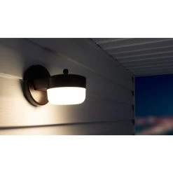 Phoenix 75-Watt Equivalent Integrated LED Wall Pack with 900 Lumens, Dusk to Dawn Outdoor Security Light (4-Pack) by Commercial Electric -OCTO LIGHTS Shop bronze commercial electric wall pack lights phx12 pc 3k bz 4pk 77 1000