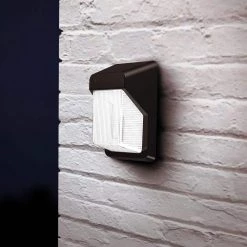 Commercial 200-Watt Equivalent Integrated LED Bronze Outdoor Vertical Wall Pack Over Door Light, 3000 Lumens by Commercial Electric 12 Commercial 200-Watt Equivalent Integrated LED Bronze Outdoor Vertical Wall Pack Over Door Light, 3000 Lumens by Commercial Electric -OCTO LIGHTS Shop bronze commercial electric wall pack lights prwx30 v pc 4k bz 77 1000