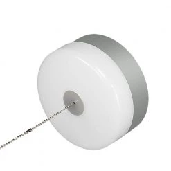 Spin Light 7 in. Closet Light LED Flush Mount Ceiling Light w/ Pull Chain Brushed Nickel Accent Clothes Closet Rated by Commercial Electric -OCTO LIGHTS Shop brushed nickel accent commercial electric flush mount lights 565901110 1f 1000