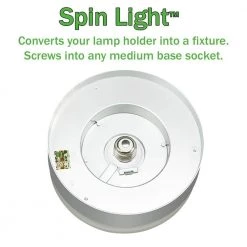 Spin Light 7 in. Closet Light LED Flush Mount Ceiling Light w/ Pull Chain Brushed Nickel Accent Clothes Closet Rated by Commercial Electric -OCTO LIGHTS Shop brushed nickel accent commercial electric flush mount lights 565901110 40 1000