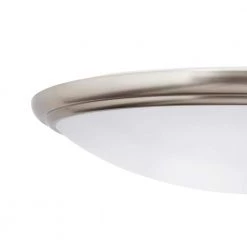 14 in. Brushed Nickel and Oil-Rubbed Bronze Selectable Integrated LED Flush Mount with Interchangeable Trim by Commercial Electric -OCTO LIGHTS Shop brushed nickel and oil rubbed bronze commercial electric flush mount lights ca8aa022fr125 1d 1000