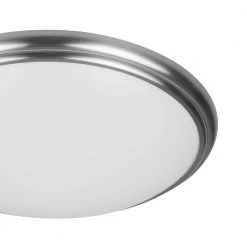 14 in. Brushed Nickel and Oil-Rubbed Bronze Selectable Integrated LED Flush Mount with Interchangeable Trim by Commercial Electric -OCTO LIGHTS Shop brushed nickel and oil rubbed bronze commercial electric flush mount lights ca8aa022fr125 1f 1000