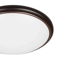 14 in. Brushed Nickel and Oil-Rubbed Bronze Selectable Integrated LED Flush Mount with Interchangeable Trim by Commercial Electric -OCTO LIGHTS Shop brushed nickel and oil rubbed bronze commercial electric flush mount lights ca8aa022fr125 fa 1000