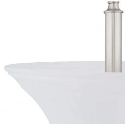 Creekford 3-Light Brushed Nickel Pendant with Frosted Glass Shade by Commercial Electric -OCTO LIGHTS Shop brushed nickel commercial electric chandeliers hon8913a 40 1000