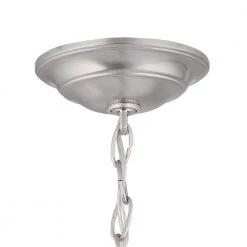 Creekford 3-Light Brushed Nickel Pendant with Frosted Glass Shade by Commercial Electric -OCTO LIGHTS Shop brushed nickel commercial electric chandeliers hon8913a 77 1000