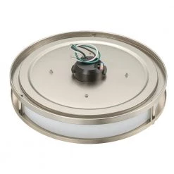 11 in. Orbit Round Brushed Nickel Color Selectable LED Flush Mount Ceiling Light 1000 Lumens Dimmable by Commercial Electric 19 11 in. Orbit Round Brushed Nickel Color Selectable LED Flush Mount Ceiling Light 1000 Lumens Dimmable by Commercial Electric -OCTO LIGHTS Shop brushed nickel commercial electric flush mount lights 564101110 77 1000