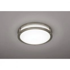 11 in. Orbit Round Brushed Nickel Color Selectable LED Flush Mount Ceiling Light 1000 Lumens Dimmable by Commercial Electric 17 11 in. Orbit Round Brushed Nickel Color Selectable LED Flush Mount Ceiling Light 1000 Lumens Dimmable by Commercial Electric -OCTO LIGHTS Shop brushed nickel commercial electric flush mount lights 564101110 a0 1000