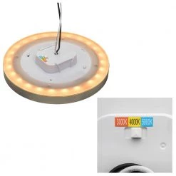 7.5 in. Brushed Nickel Selectable LED Flush Mount Flat Panel with Night Light Feature 800 Lumens 3 Mount Option (8-Pack) by Commercial Electric -OCTO LIGHTS Shop brushed nickel commercial electric flush mount lights 56568113 8pk 4f 1000