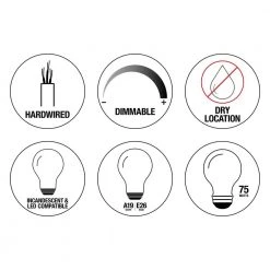 11 in. 1-Light Brushed Nickel Flush Mount with Frosted Glass Shade (2-Pack) by Commercial Electric 15 11 in. 1-Light Brushed Nickel Flush Mount with Frosted Glass Shade (2-Pack) by Commercial Electric -OCTO LIGHTS Shop brushed nickel commercial electric flush mount lights efg1011 2 bn 40 1000