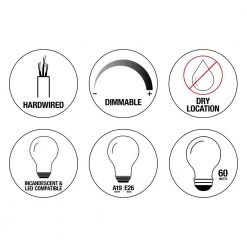 13 in. 2-Light Brushed Nickel Flush Mount with Frosted Glass Shade (2-Pack) by Commercial Electric -OCTO LIGHTS Shop brushed nickel commercial electric flush mount lights efg8012a bn 40 1000