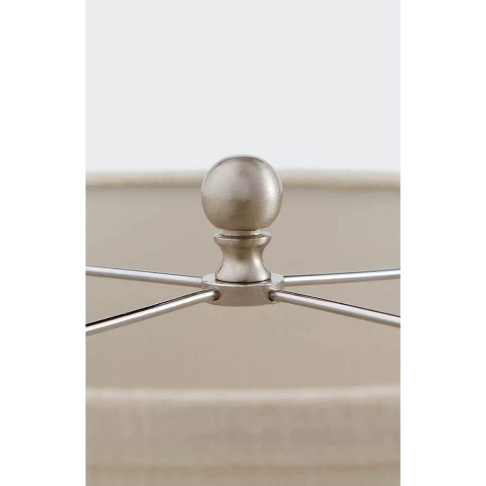 Brushed Nickel Ball Lamp Finial by Commercial Electric 4 Brushed Nickel Ball Lamp Finial by Commercial Electric - Image 2