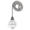 12 in. Chrome Acrylic Diamond Pull Chain for Ceiling Fan and Lights by Commercial Electric -OCTO LIGHTS Shop chrome commercial electric ceiling fan pull chains 82455 64 1000
